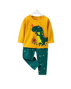 Kids Sleepwear 100% Cotton Full Sleeve T-Shirt & Pant Pajama